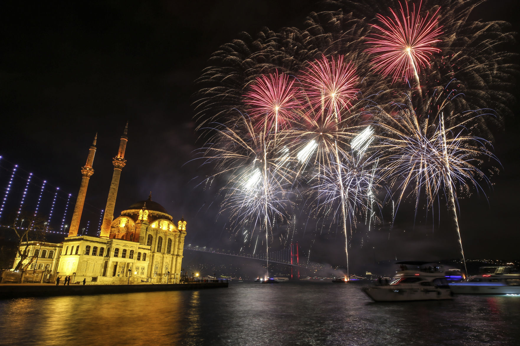 APTOPIX Turkey New Year